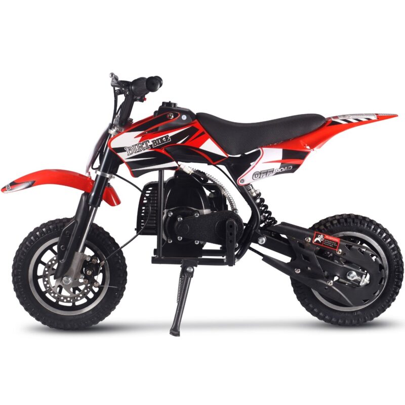 Bikehighway.com - MotoTec Alien 50cc 2-Stroke Kids Gas Dirt Bike Red