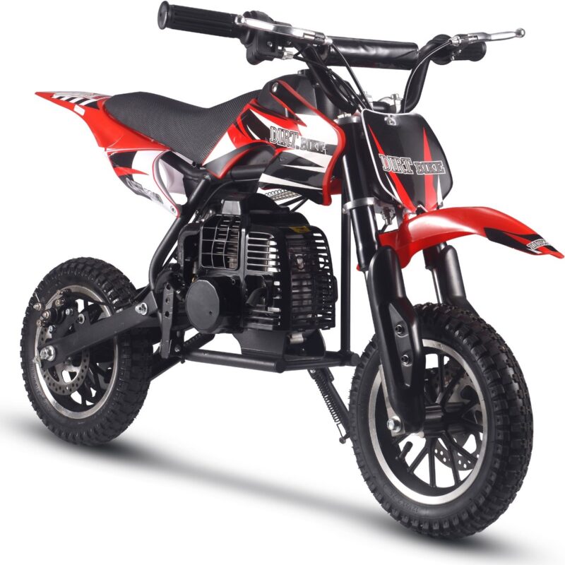 Bikehighway.com - MotoTec Alien 50cc 2-Stroke Kids Gas Dirt Bike Red