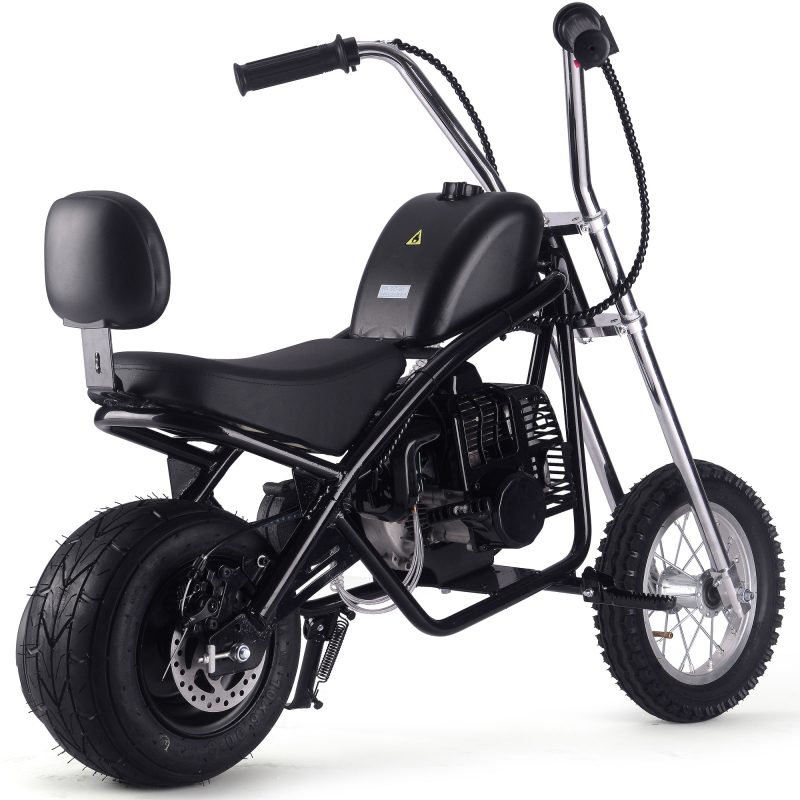 Bikehighway.com - MotoTec 49cc Gas Mini Chopper V2 Black