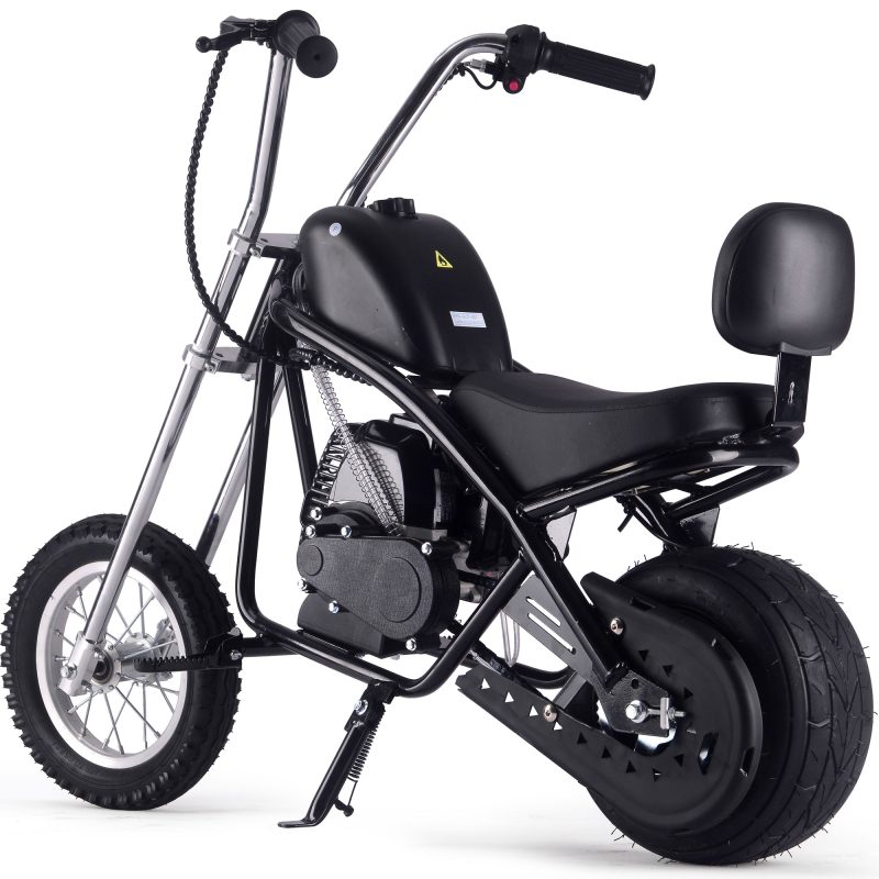 Bikehighway.com - MotoTec 49cc Gas Mini Chopper V2 Black