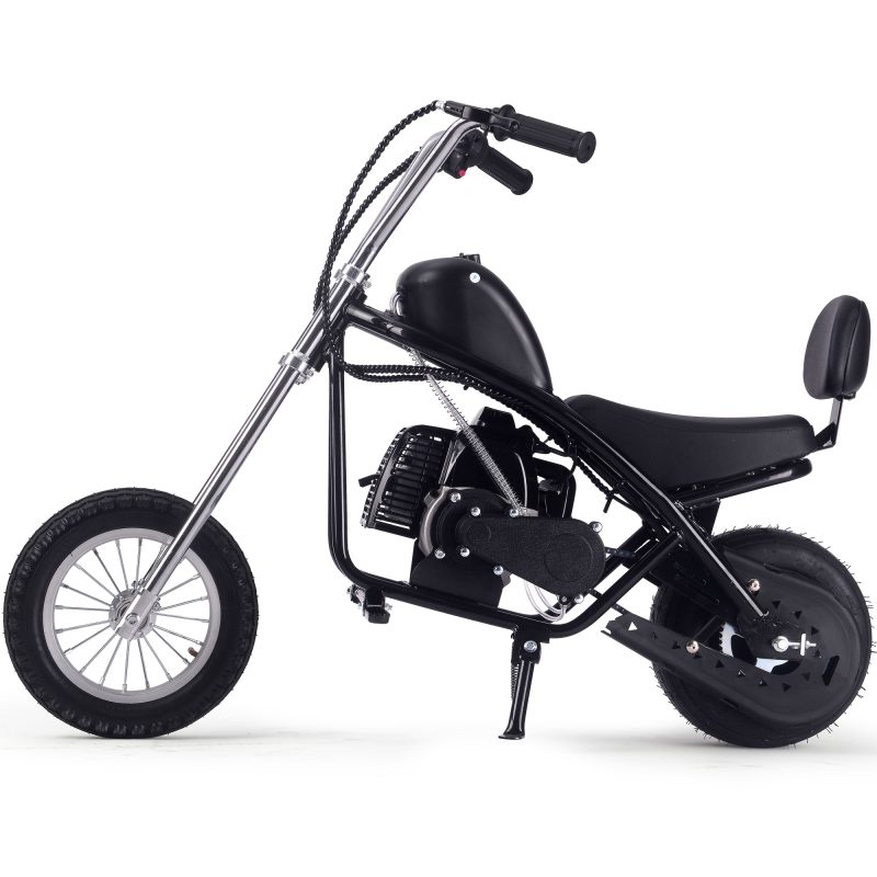 Bikehighway.com - MotoTec 49cc Gas Mini Chopper V2 Black