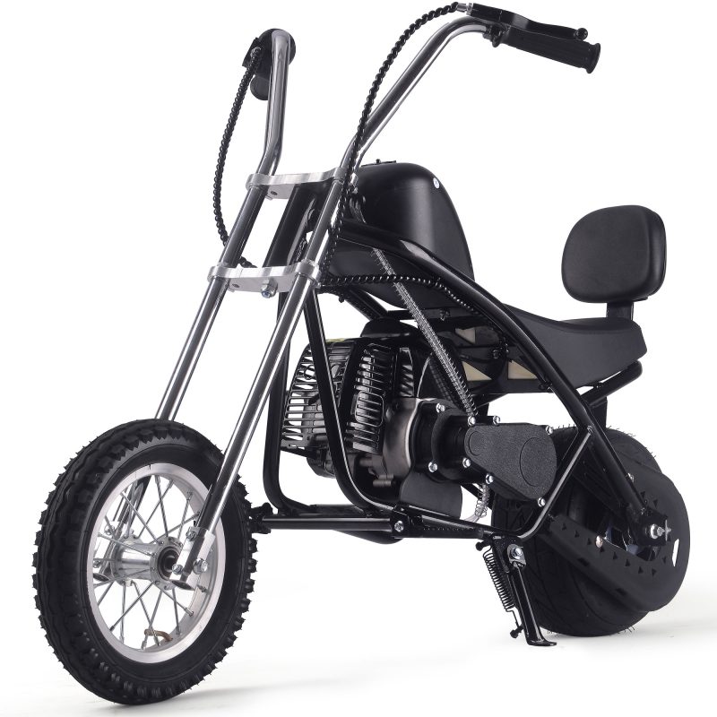 Bikehighway.com - MotoTec 49cc Gas Mini Chopper V2 Black