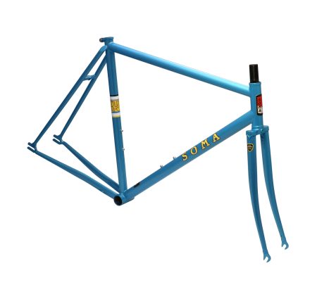 Bikehighway.com - Soma Fabrications Rush Track Bicycle Frame - Pelham Blue