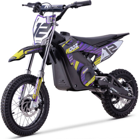 Bikehighway.com -MotoTec 36v 1000w (HP112E) Electric Dirt Bike Purple