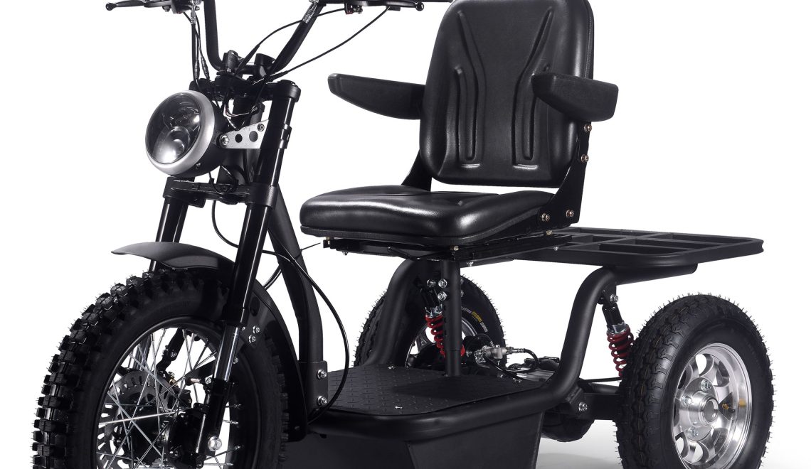 Bikehighway.com - MotoTec Electric Trike 60v 1800w Black