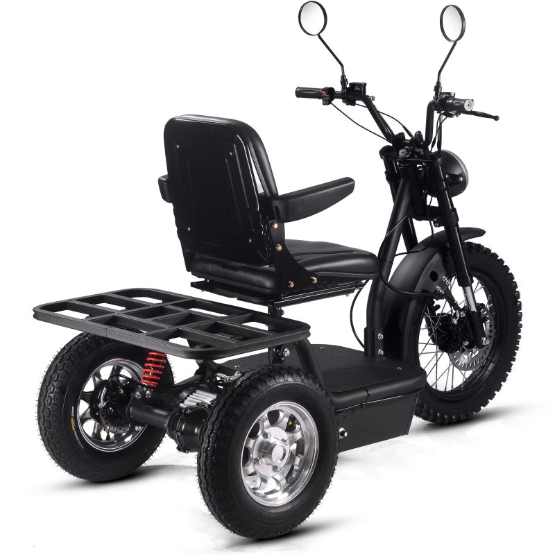 Bikehighway.com - MotoTec Electric Trike 60v 1800w Black