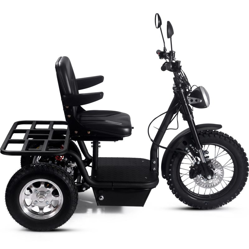 Bikehighway.com - MotoTec Electric Trike 60v 1800w Black