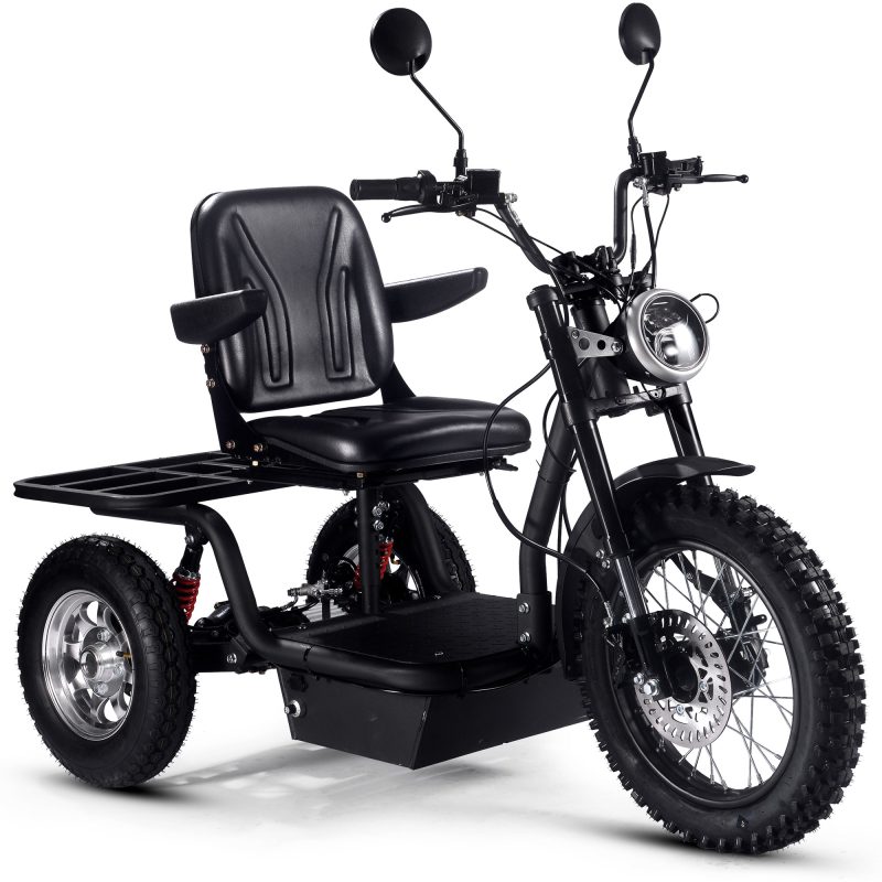 Bikehighway.com - MotoTec Electric Trike 60v 1800w Black