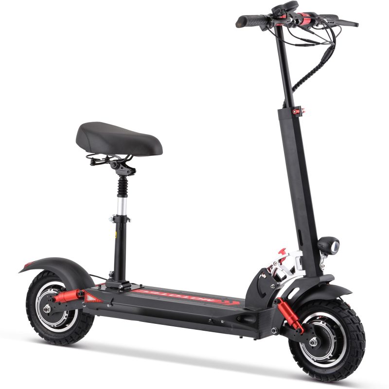 Bikehighway.com - MotoTec Thor 60v 2400w Lithium Electric Scooter Black