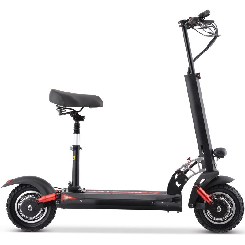 Bikehighway.com - MotoTec Thor 60v 2400w Lithium Electric Scooter Black