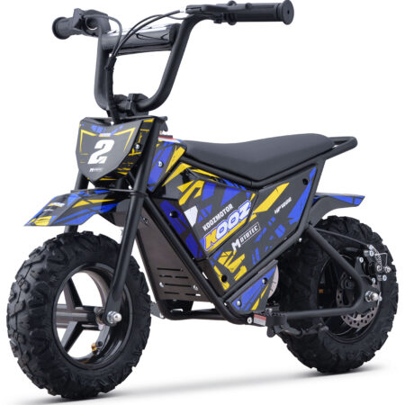 Bikehighway.com - MotoTec 24v 250w (HP120E) Electric Powered Mini Bike Blue