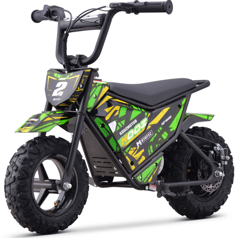 Bikehighway.com - MotoTec 24v 250w (HP120E) Electric Powered Mini Bike Green