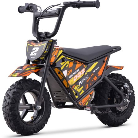 Bikehighway.com - MotoTec 24v 250w (HP120E) Electric Powered Mini Bike Orange