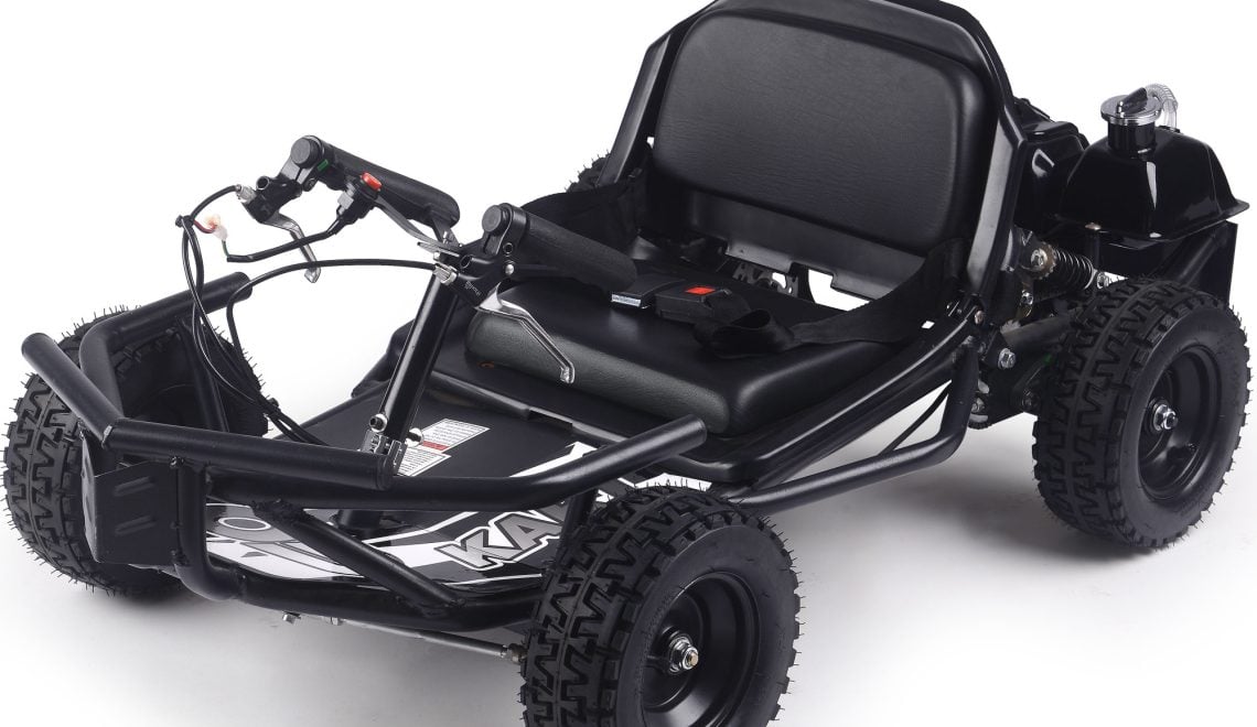 Bikehighway.com - MotoTec Sandman Kids Gas Powered 49cc Go Kart Black