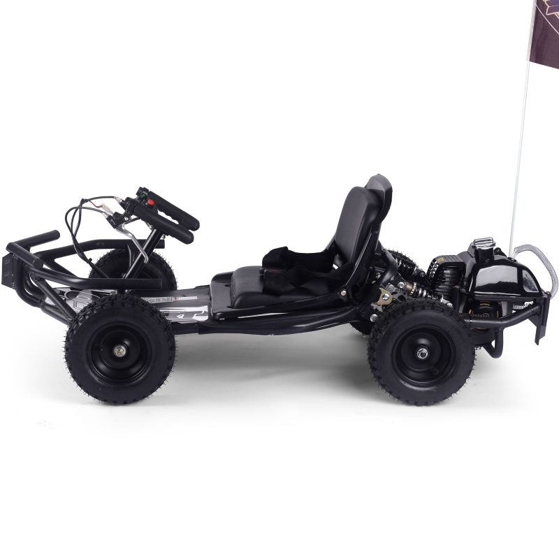 Bikehighway.com - MotoTec Sandman Kids Gas Powered 49cc Go Kart Black