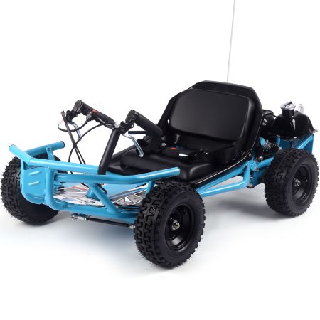 Bikehighway.com - MotoTec Sandman Kids Gas Powered 49cc Go Kart Blue