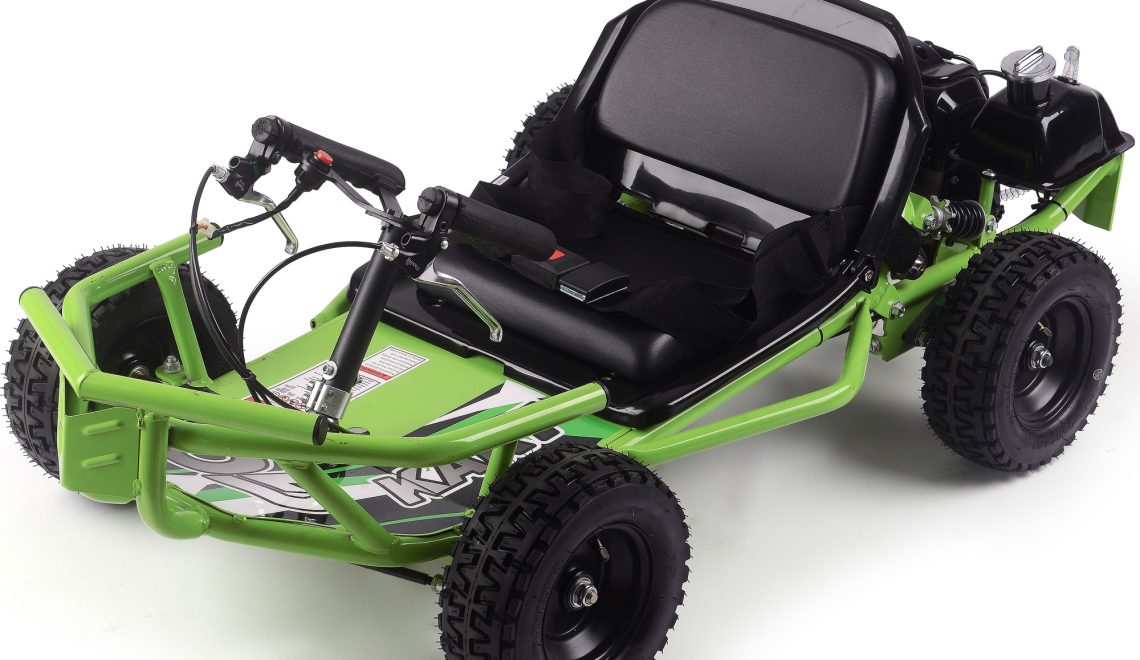 Bikehighway.com - MotoTec Sandman Kids Gas Powered 49cc Go Kart Green