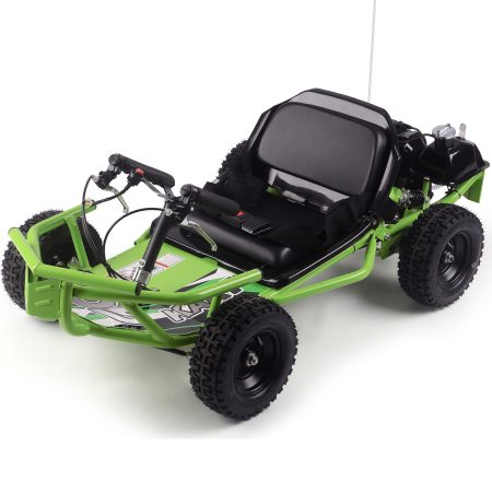 Bikehighway.com - MotoTec Sandman Kids Gas Powered 49cc Go Kart Green