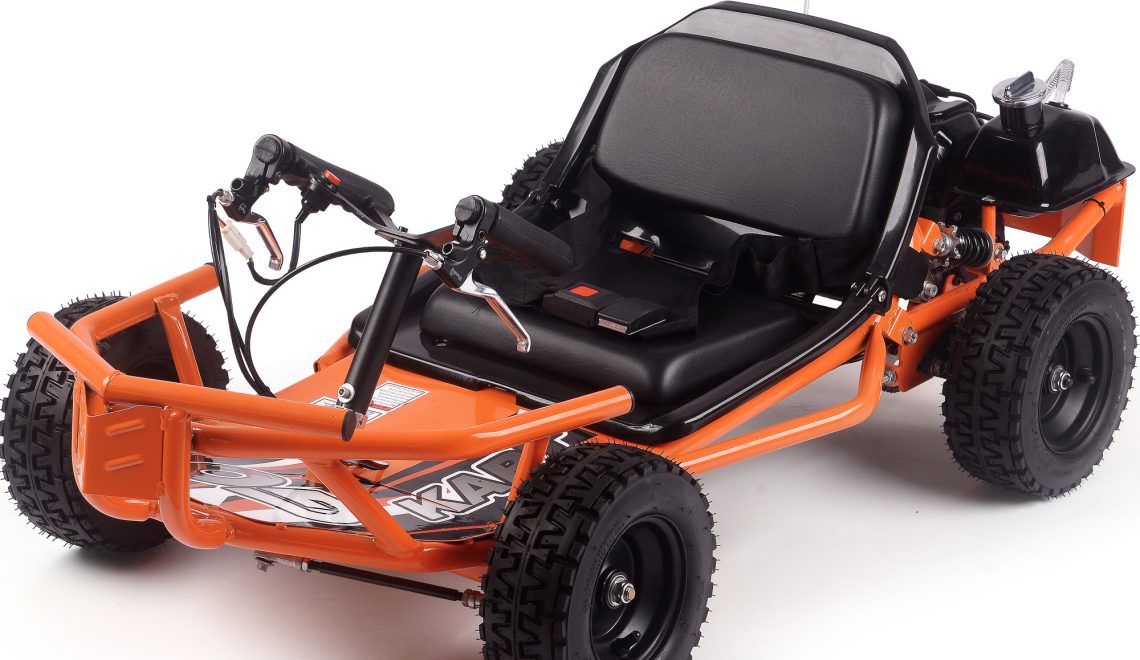 Bikehighway.com - MotoTec Sandman Kids Gas Powered 49cc Go Kart Orange