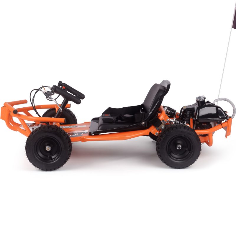 Bikehighway.com - MotoTec Sandman Kids Gas Powered 49cc Go Kart Orange