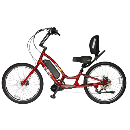 Bikehighway.com - Day 6 Ultra 750 Electric Semi-Recumbent 8 Speed Beach Cruiser Bicycle